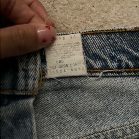 Levi's Blue Distressed 550 vintage - Picture 4 of 10